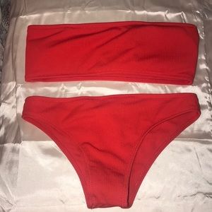 Zaful Swim - Strapless red bikini Zaful Swim - Strapless red bikini